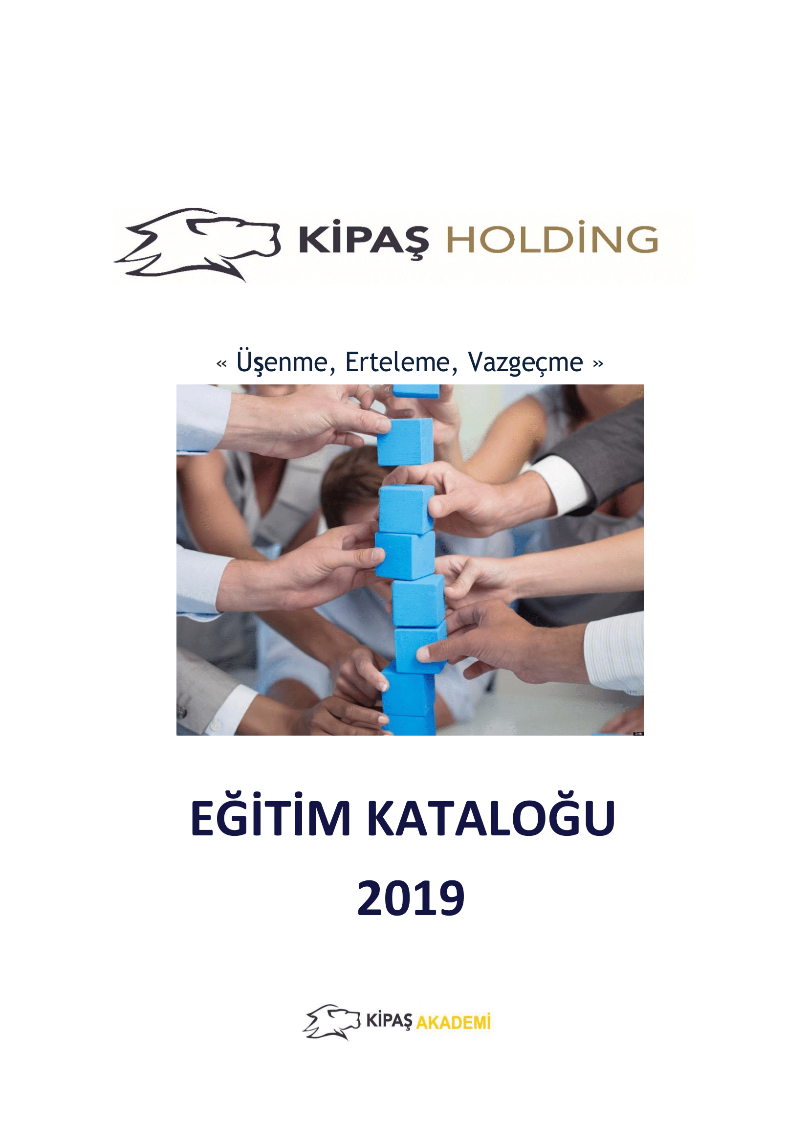 2019 Eğitim Kataloğu