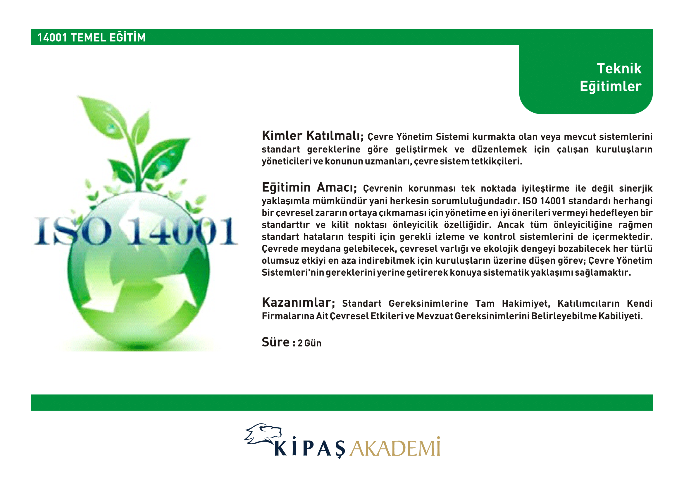 2018 Eğitim Kataloğu