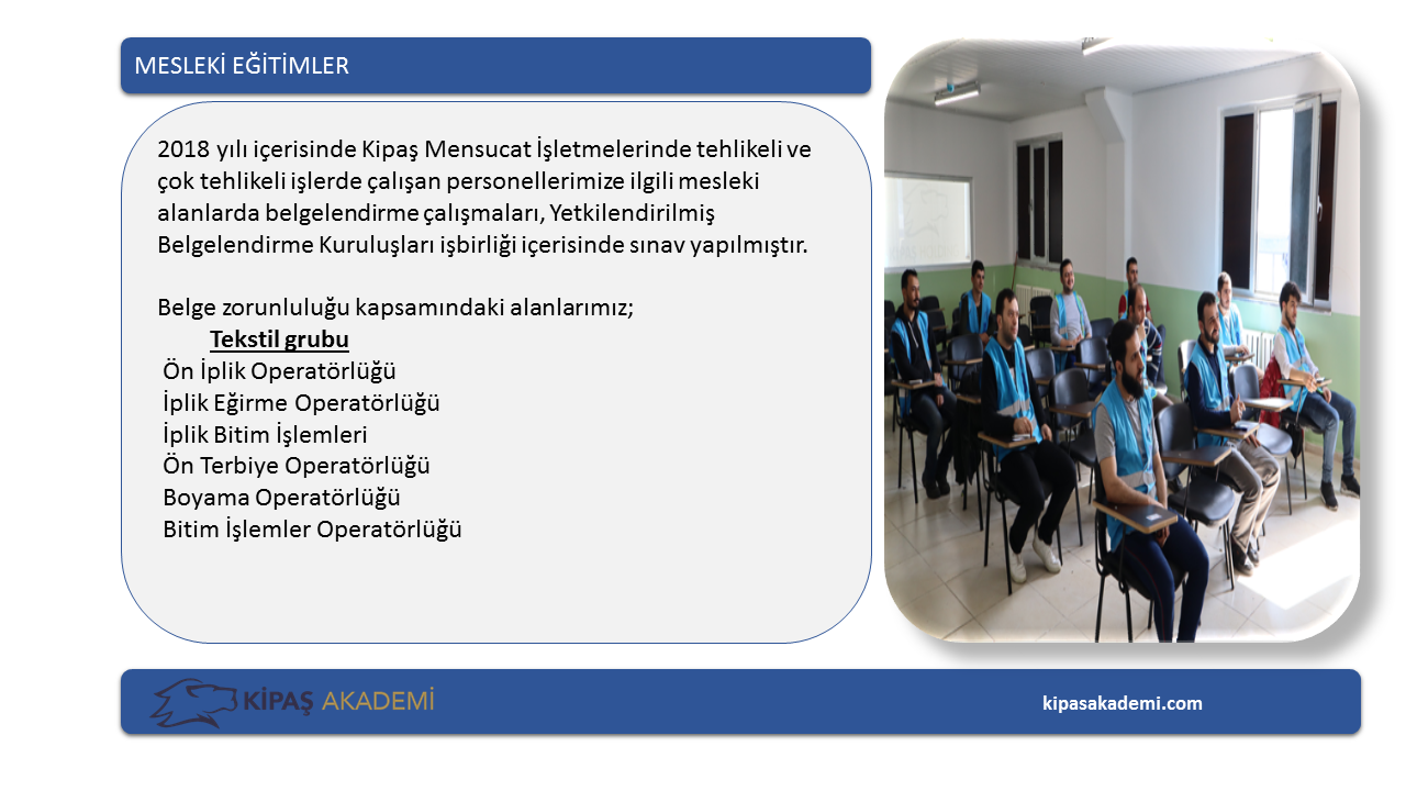 MESLEKİ EĞİTİMLER
