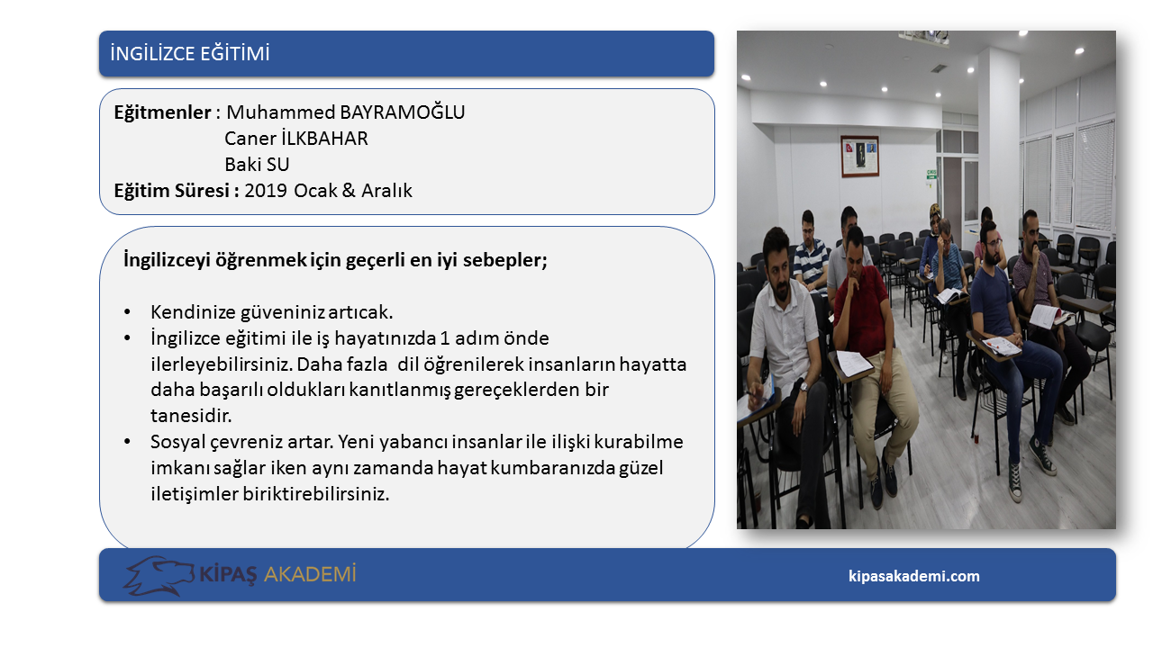 2019 BİREYSEL EĞİTİM