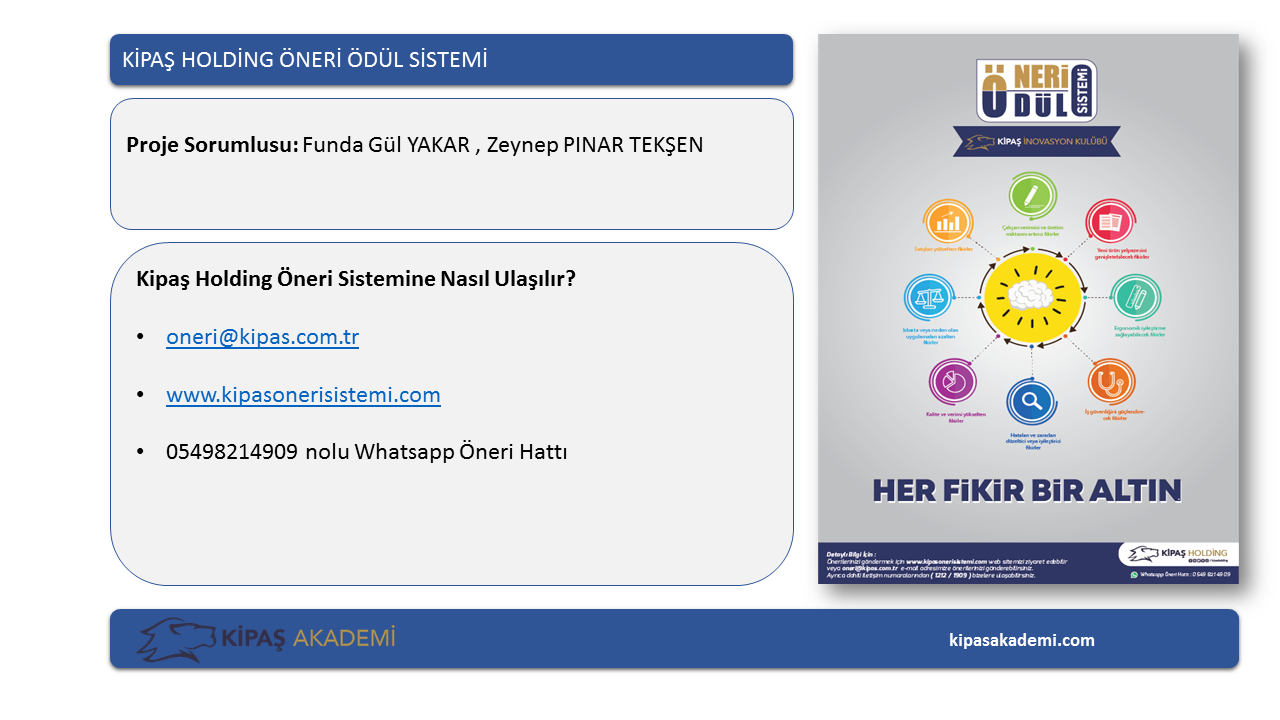 PROJE EĞİTİMLERİMİZ