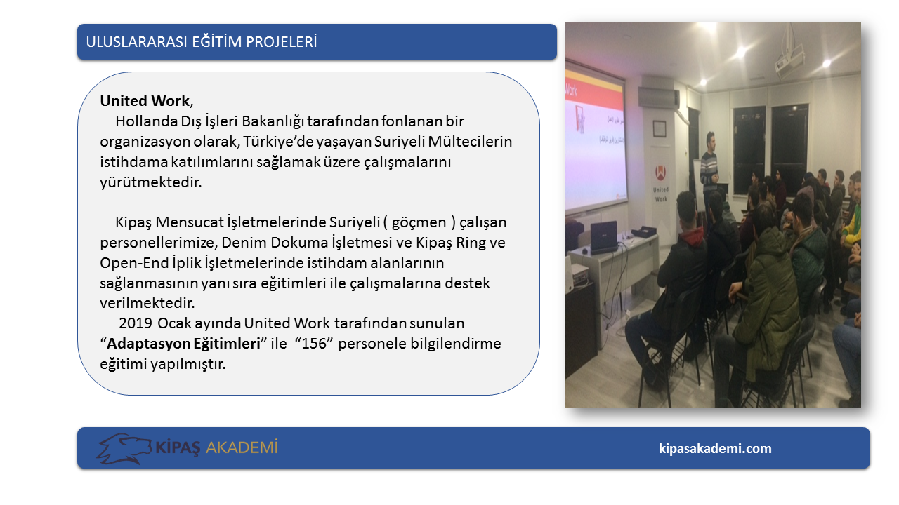 PROJE EĞİTİMLERİMİZ