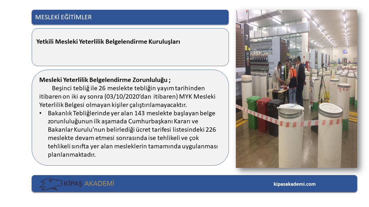 MESLEKİ EĞİTİMLER