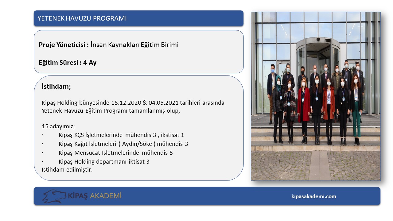 PROJE EĞİTİMLERİMİZ